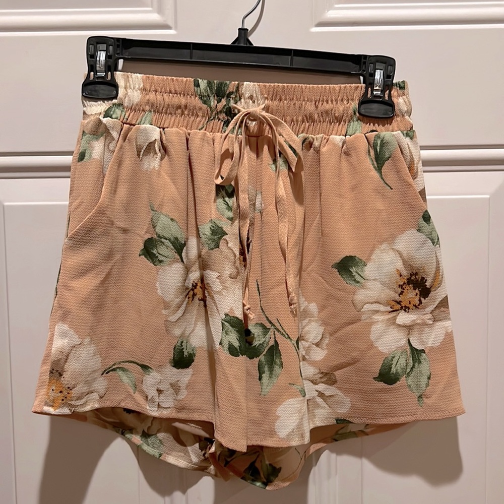 FreePress fabric shorts with tie